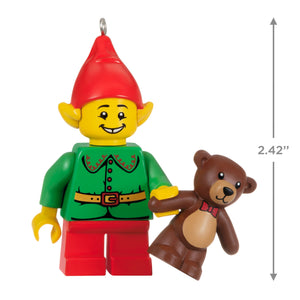 Hallmark Keepsake LEGO® Elf and Teddy Minifigure Ornament
