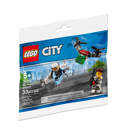 Lego 30362 Town City Sky Police Jetpack Polybag Set