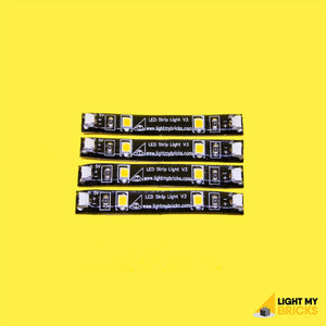 White Strip Lights (4 Pack) by Light My bricks
