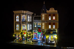 Assembly Square Lighting Kit for LEGO 10255 set (LEGO set is NOT included) by Light My Bricks
