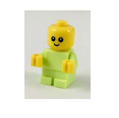 LEGO CITY PEOPLE PACK MINIFIGURE BABY GREEN  (0.5 inch TALL ) INFANT UNISEX