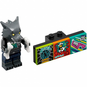 LEGO Vidiyo Bandmates Series 1 Werewolf Drummer Minifigure 43101