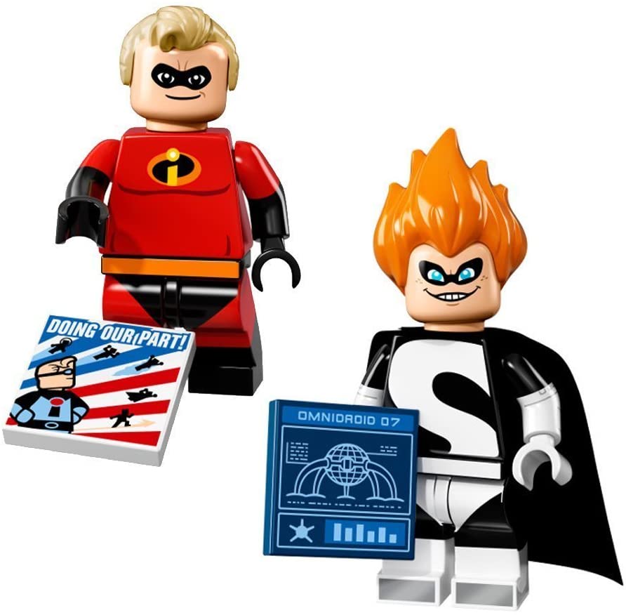 LEGO Disney Series Minifigures-Mr. Incredible and Syndrome 71012