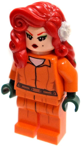LEGO DC Arkham Prison Jumpsuit Poison Ivy Minifigure [Loose]