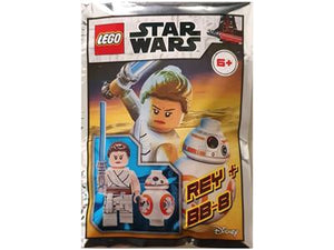 LEGO Star Wars Rey and BB-8 Minifigure Foil Bag 912173 – BrickVibe