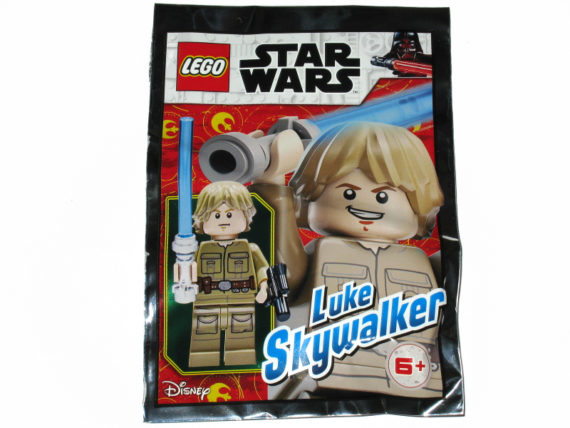 LEGO Star Wars Luke Skywalker Foil Pack Collectible Mini Figure 912065