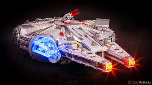 Star Wars Millennium Falcon Lighting Kit for Lego 75105 Set (LEGO set Not Included) by Light My Bricks