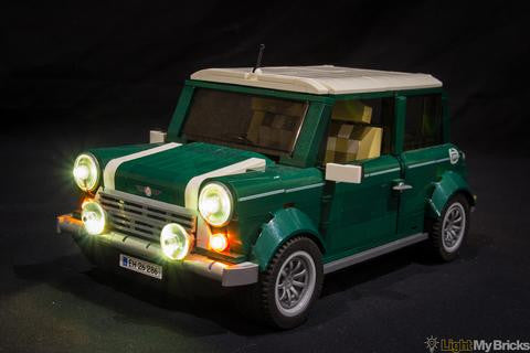 Mini Cooper Lighting Kit for Lego 10242 (Lego set not included) by Light My Bricks